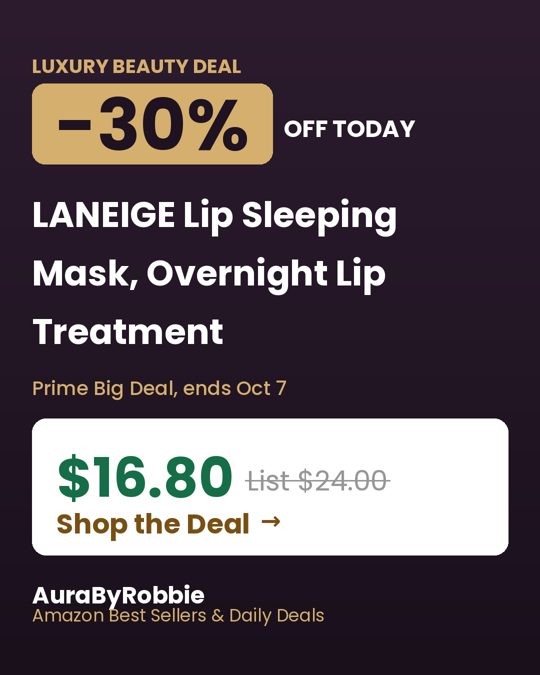 LANEIGE Lip Sleeping Mask, $16.80, 30% off the $24.00 list price