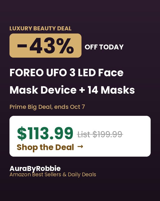 FOREO UFO 3 Facial Treatment Device, $113.99, 43% off the $199.99 list price