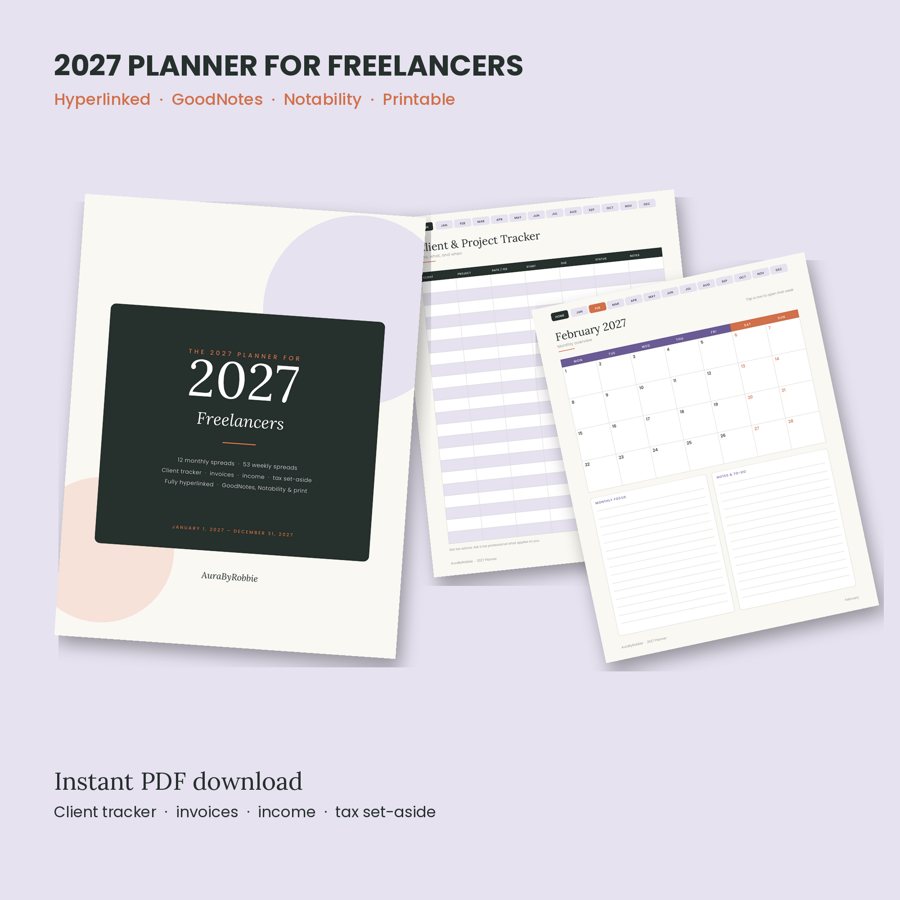 2027 Planner for Freelancers