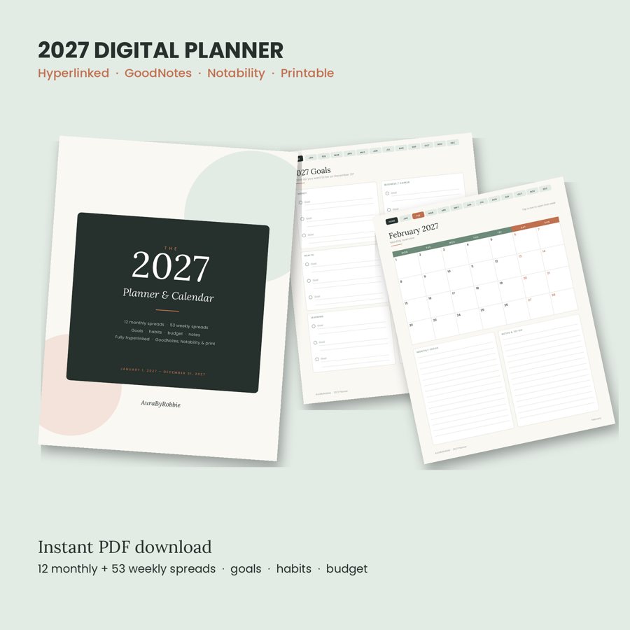 2027 Digital Planner