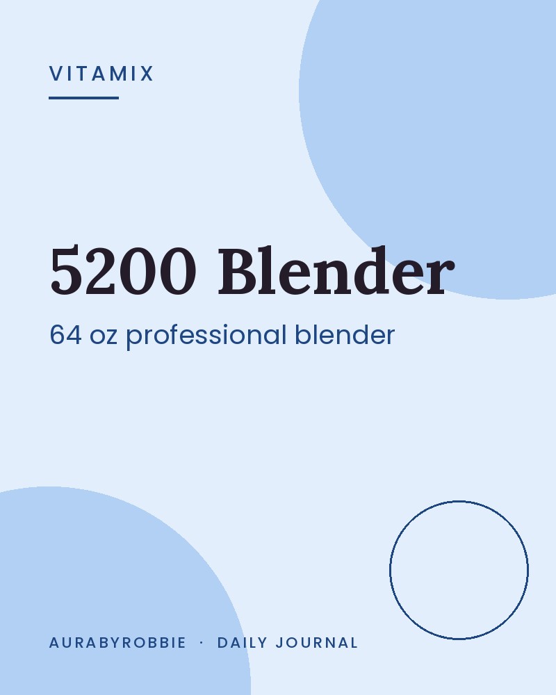 Vitamix 5200 Professional-Grade Blender, 64 oz