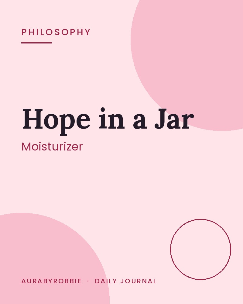 philosophy Hope in a Jar Moisturizer