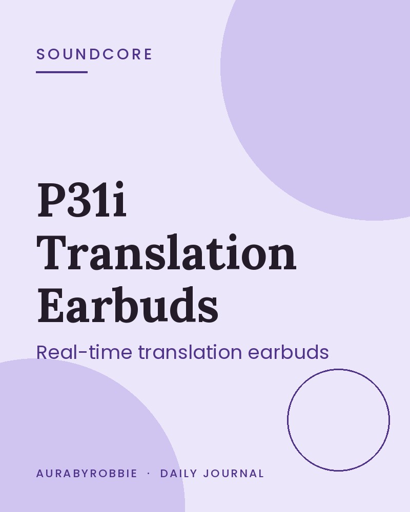 Soundcore P31i by Anker Translation Earbuds