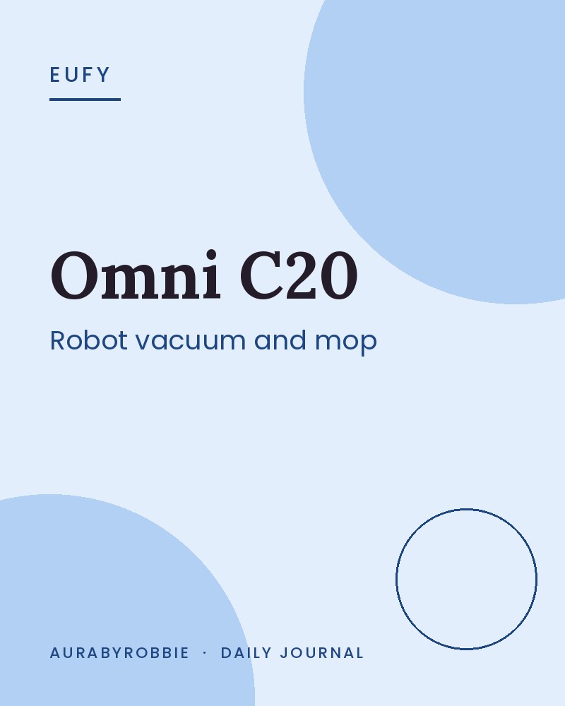 eufy Omni C20 Robot Vacuum and Mop Combo